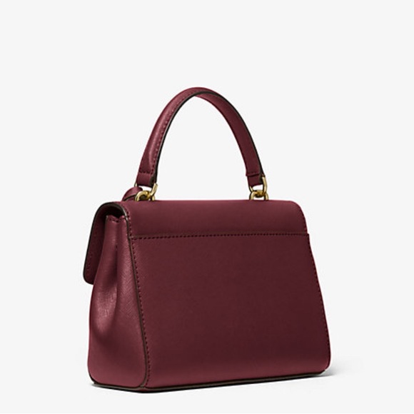 Michael Kors
Burgundy Handbag Ava Extra-Small Saffiano Leather Crossbody Bag - Picture 3 of 4